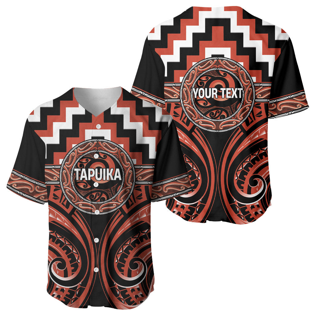Aotearoa Tapuika Personalised Baseball Jersey Maori Iwi Poutama Puhoro Tattoo
