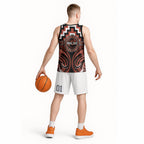 Aotearoa Tapuika Personalised Basketball Jersey Maori Iwi Poutama Puhoro Tattoo