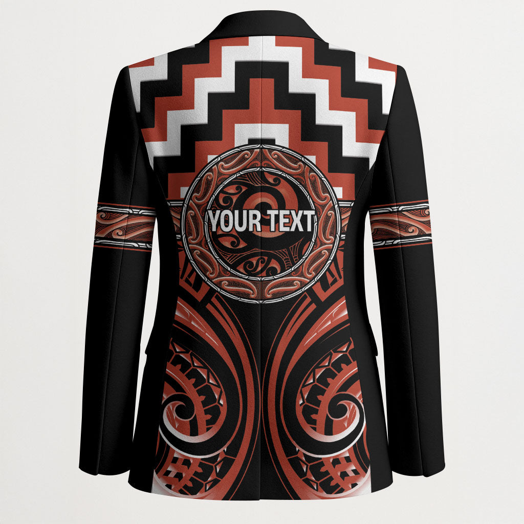 Aotearoa Tapuika Personalised Blazer Maori Iwi Poutama Puhoro Tattoo