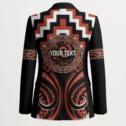 Aotearoa Tapuika Personalised Blazer Maori Iwi Poutama Puhoro Tattoo