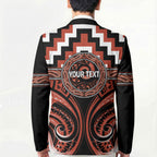 Aotearoa Tapuika Personalised Blazer Maori Iwi Poutama Puhoro Tattoo