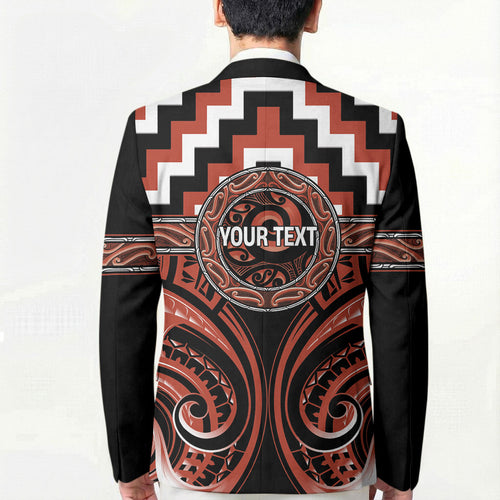 Aotearoa Tapuika Personalised Blazer Maori Iwi Poutama Puhoro Tattoo