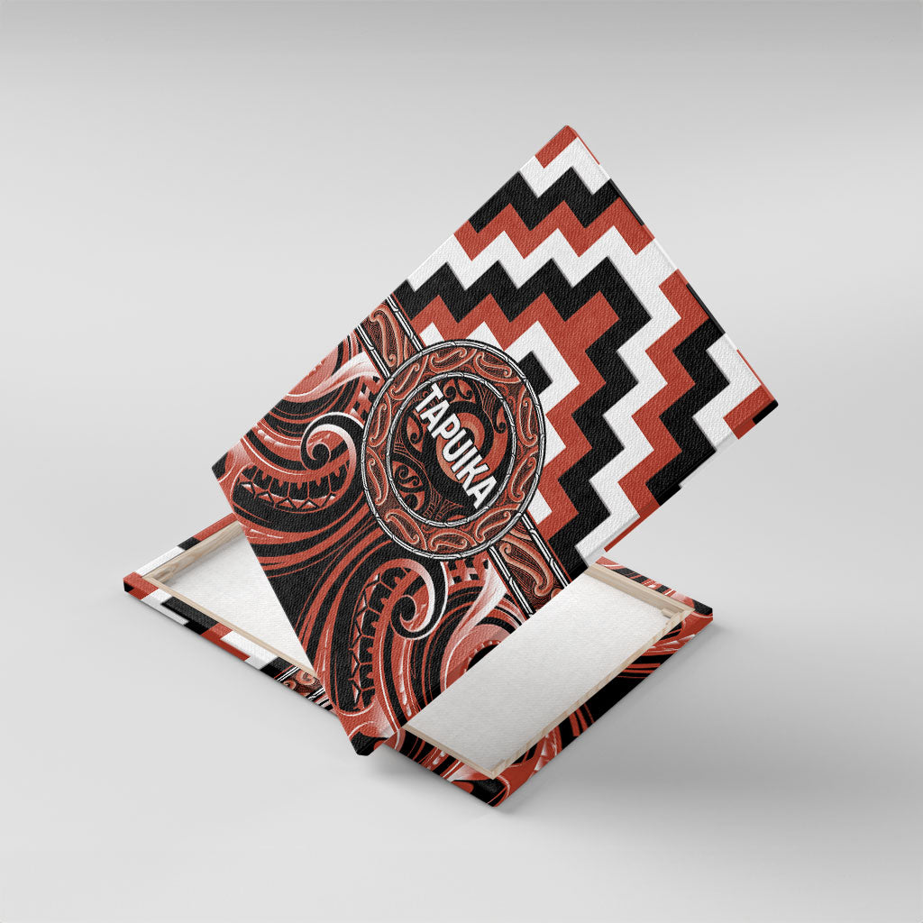 Aotearoa Tapuika Canvas Wall Art Maori Iwi Poutama Puhoro Tattoo