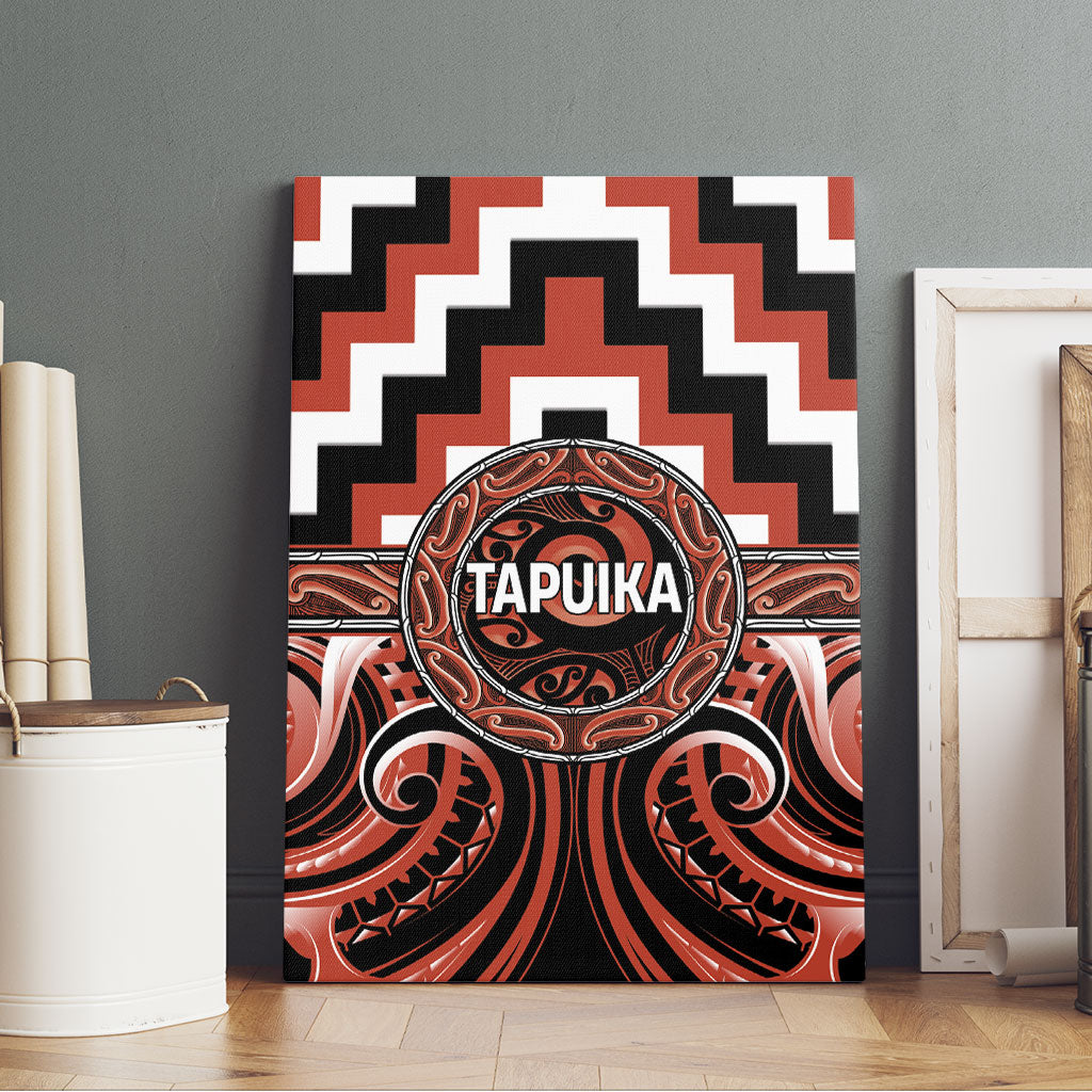 Aotearoa Tapuika Canvas Wall Art Maori Iwi Poutama Puhoro Tattoo