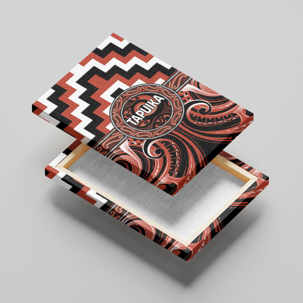 Aotearoa Tapuika Canvas Wall Art Maori Iwi Poutama Puhoro Tattoo