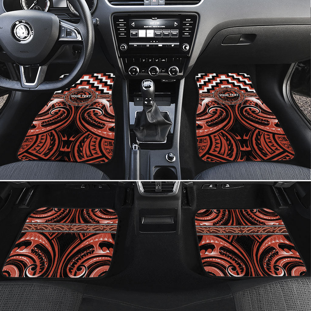 Aotearoa Tapuika Personalised Car Mats Maori Iwi Poutama Puhoro Tattoo