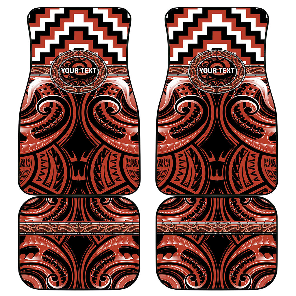Aotearoa Tapuika Personalised Car Mats Maori Iwi Poutama Puhoro Tattoo