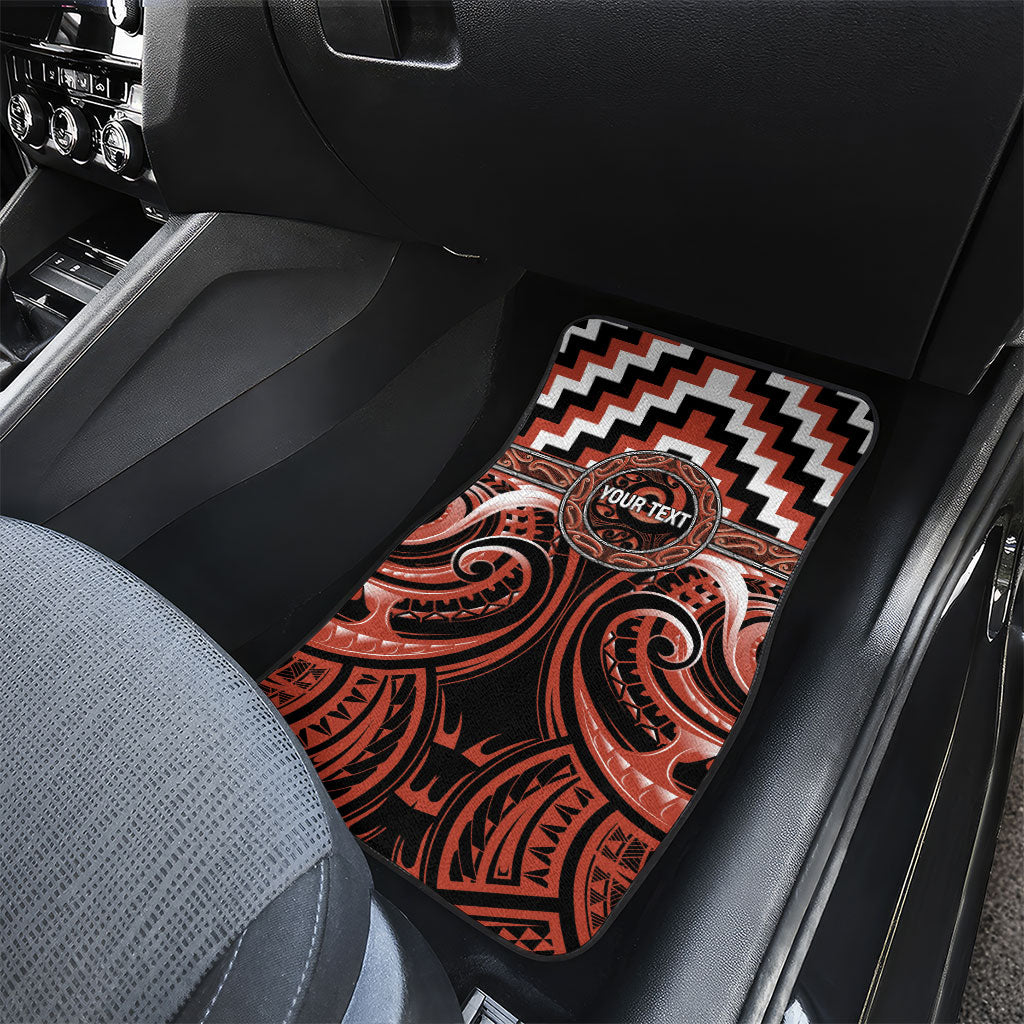 Aotearoa Tapuika Personalised Car Mats Maori Iwi Poutama Puhoro Tattoo