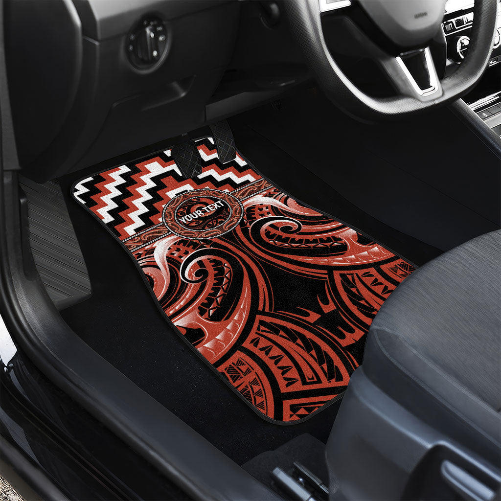 Aotearoa Tapuika Personalised Car Mats Maori Iwi Poutama Puhoro Tattoo