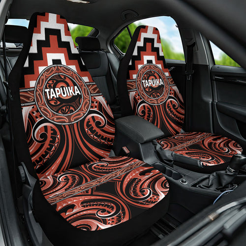 Aotearoa Tapuika Car Seat Cover Maori Iwi Poutama Puhoro Tattoo