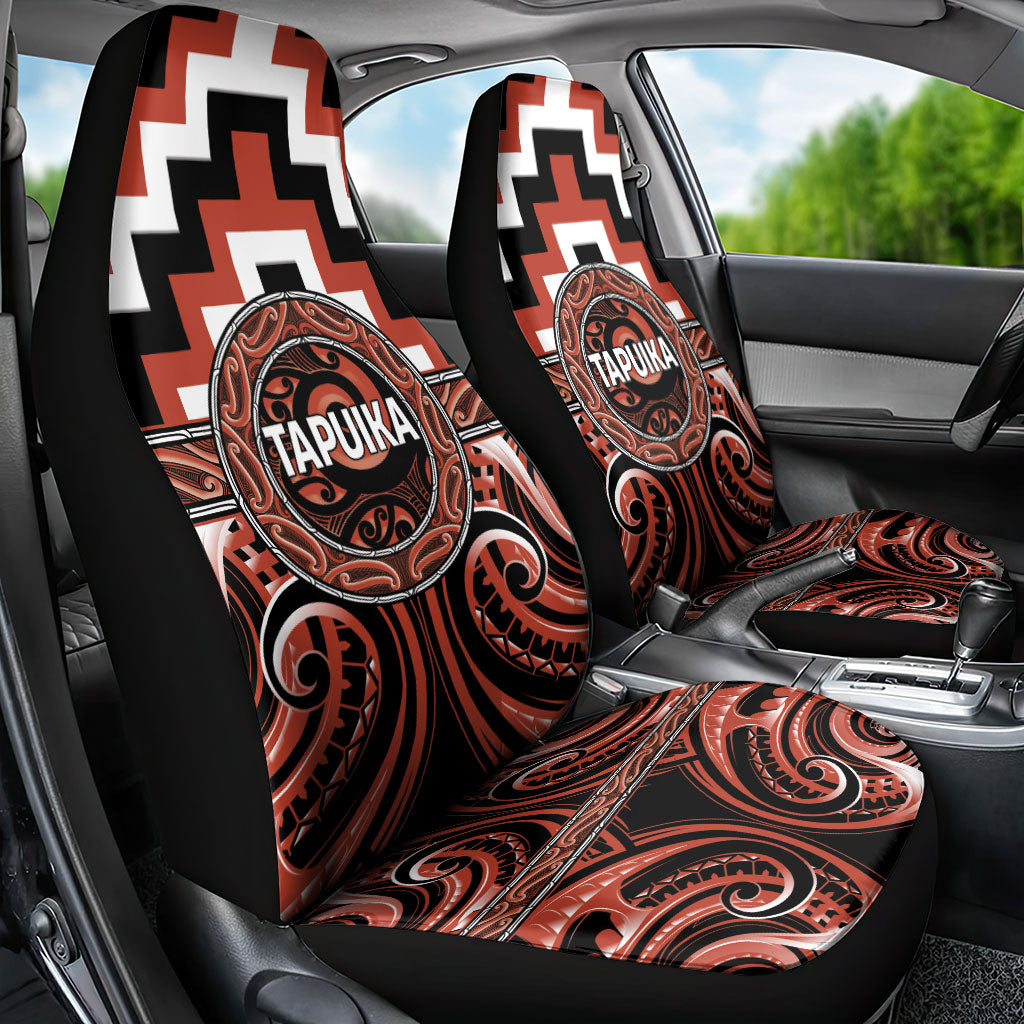 Aotearoa Tapuika Car Seat Cover Maori Iwi Poutama Puhoro Tattoo