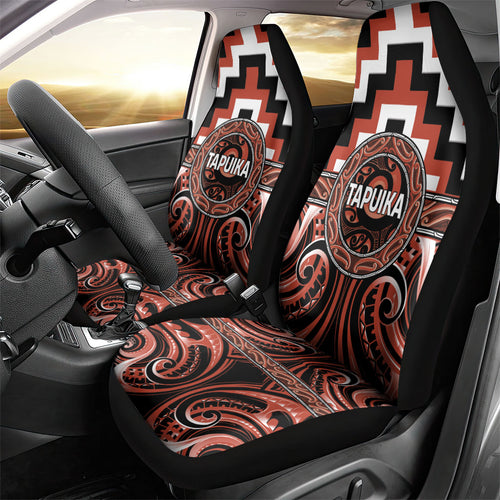 Aotearoa Tapuika Car Seat Cover Maori Iwi Poutama Puhoro Tattoo