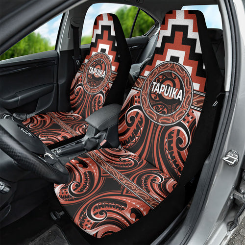 Aotearoa Tapuika Car Seat Cover Maori Iwi Poutama Puhoro Tattoo