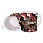 Aotearoa Tapuika Personalised Ceramic Mug Maori Iwi Poutama Puhoro Tattoo