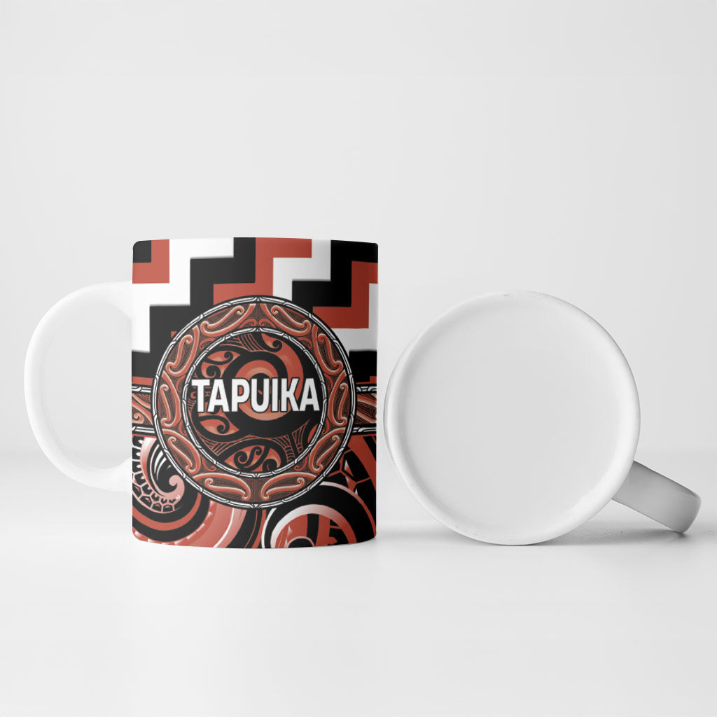 Aotearoa Tapuika Personalised Ceramic Mug Maori Iwi Poutama Puhoro Tattoo