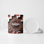 Aotearoa Tapuika Personalised Ceramic Mug Maori Iwi Poutama Puhoro Tattoo