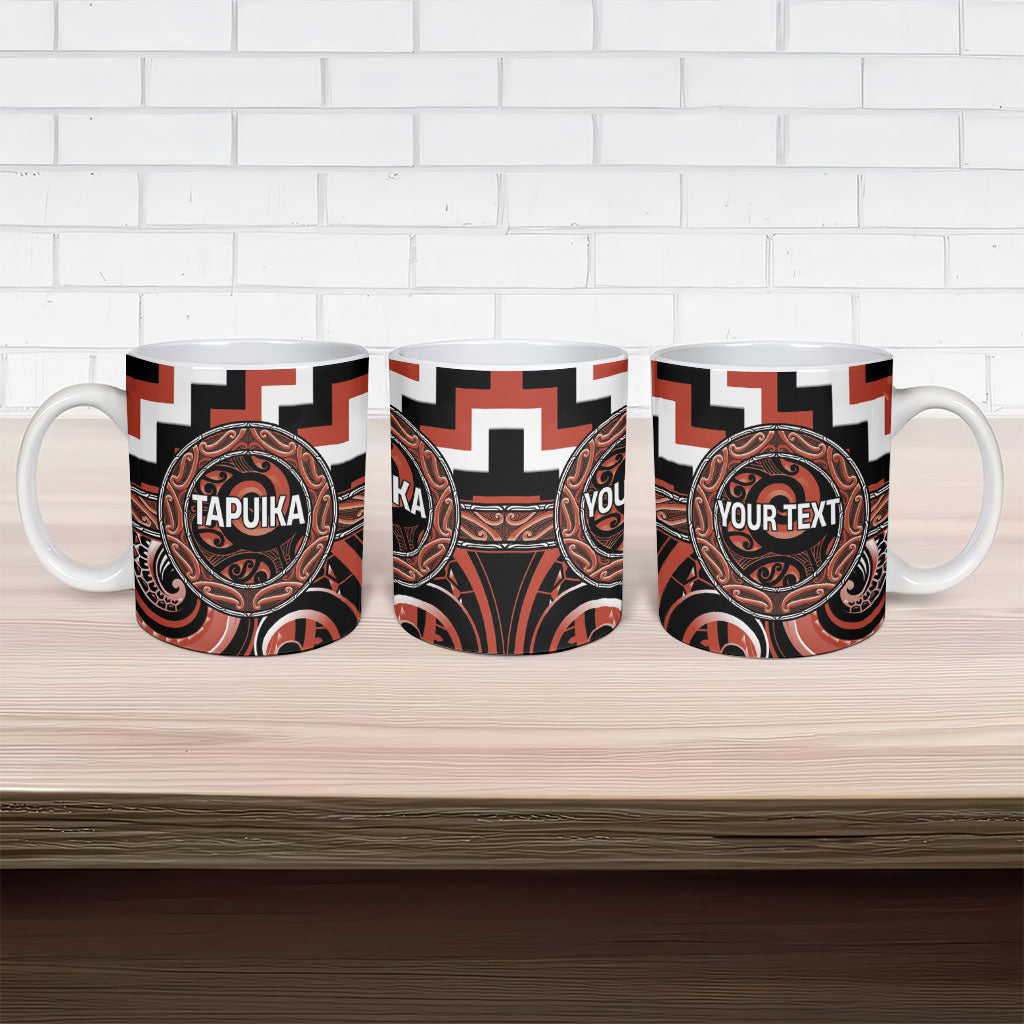 Aotearoa Tapuika Personalised Ceramic Mug Maori Iwi Poutama Puhoro Tattoo