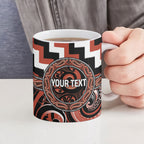 Aotearoa Tapuika Personalised Ceramic Mug Maori Iwi Poutama Puhoro Tattoo