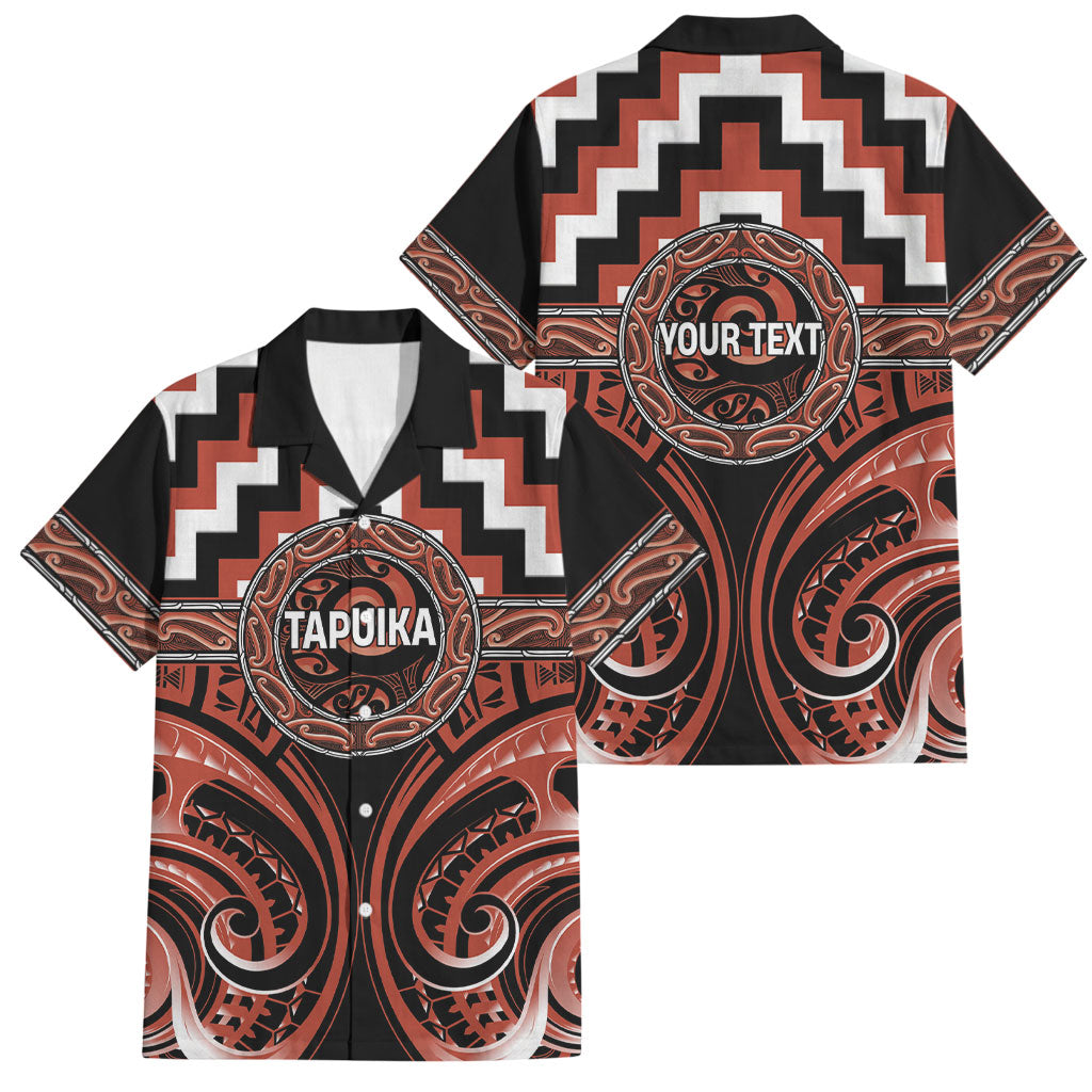 Aotearoa Tapuika Personalised Family Matching Short Sleeve Bodycon Dress and Hawaiian Shirt Maori Iwi Poutama Puhoro Tattoo