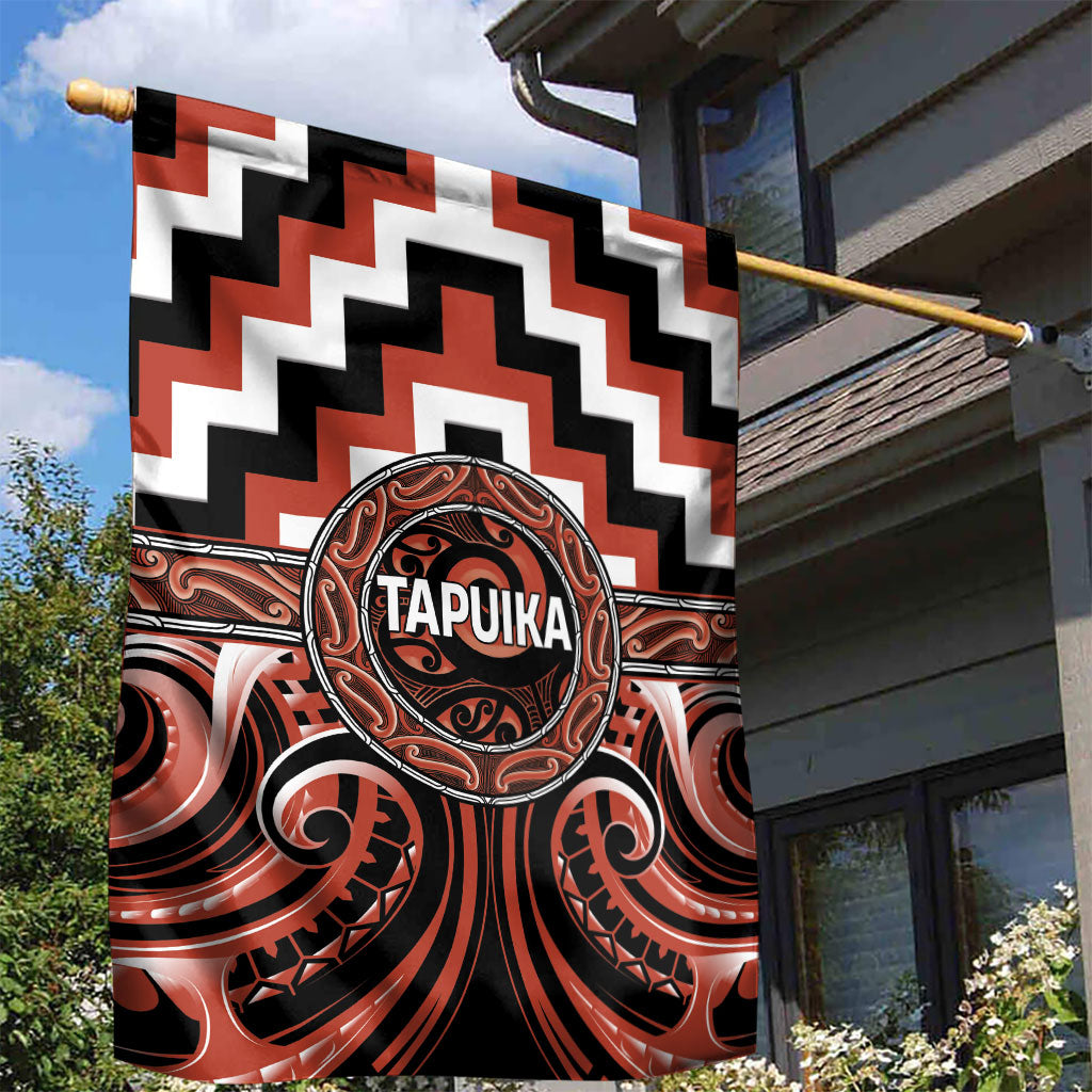 Aotearoa Tapuika Garden Flag Maori Iwi Poutama Puhoro Tattoo