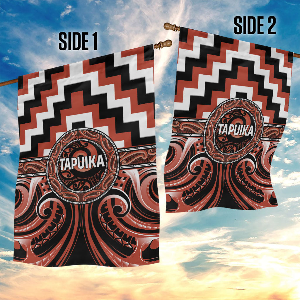Aotearoa Tapuika Garden Flag Maori Iwi Poutama Puhoro Tattoo