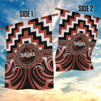 Aotearoa Tapuika Garden Flag Maori Iwi Poutama Puhoro Tattoo