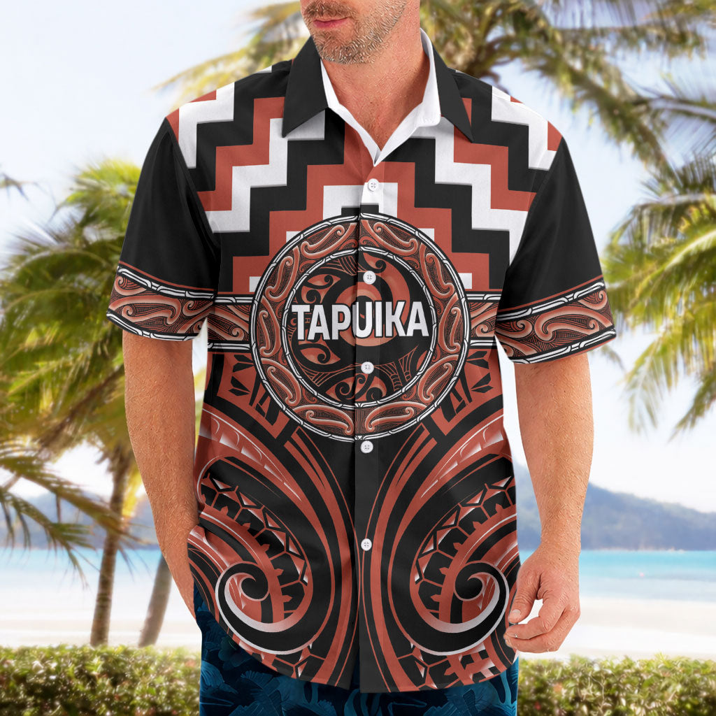 Aotearoa Tapuika Personalised Hawaiian Shirt Maori Iwi Poutama Puhoro Tattoo