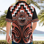 Aotearoa Tapuika Personalised Hawaiian Shirt Maori Iwi Poutama Puhoro Tattoo