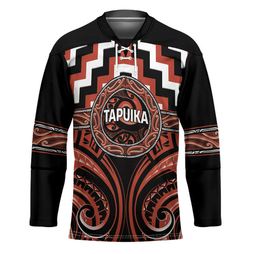 Aotearoa Tapuika Personalised Hockey Jersey Maori Iwi Poutama Puhoro Tattoo