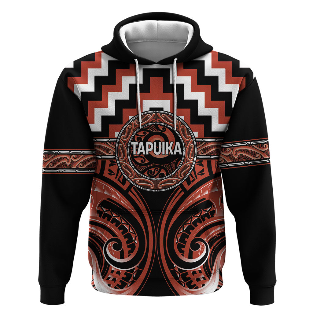Aotearoa Tapuika Personalised Hoodie Maori Iwi Poutama Puhoro Tattoo