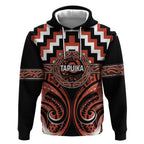 Aotearoa Tapuika Personalised Hoodie Maori Iwi Poutama Puhoro Tattoo