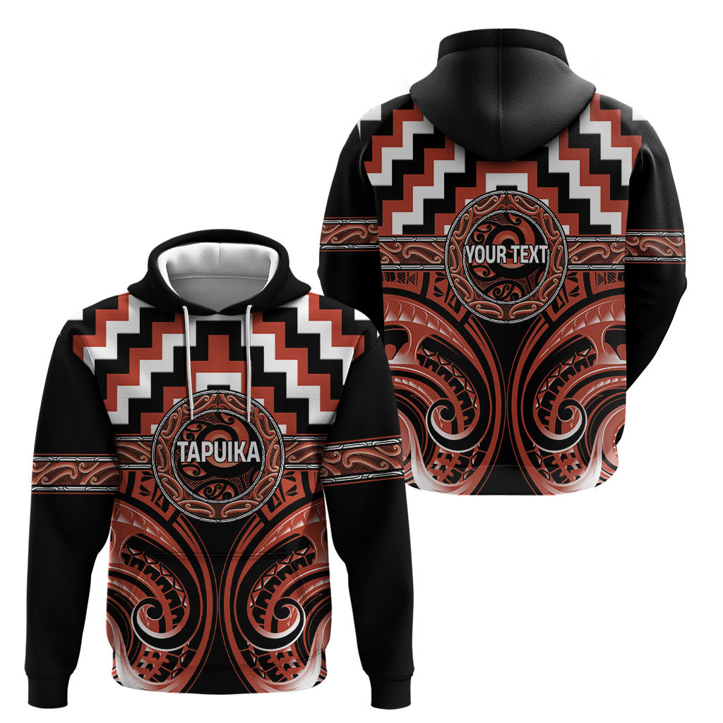 Aotearoa Tapuika Personalised Hoodie Maori Iwi Poutama Puhoro Tattoo