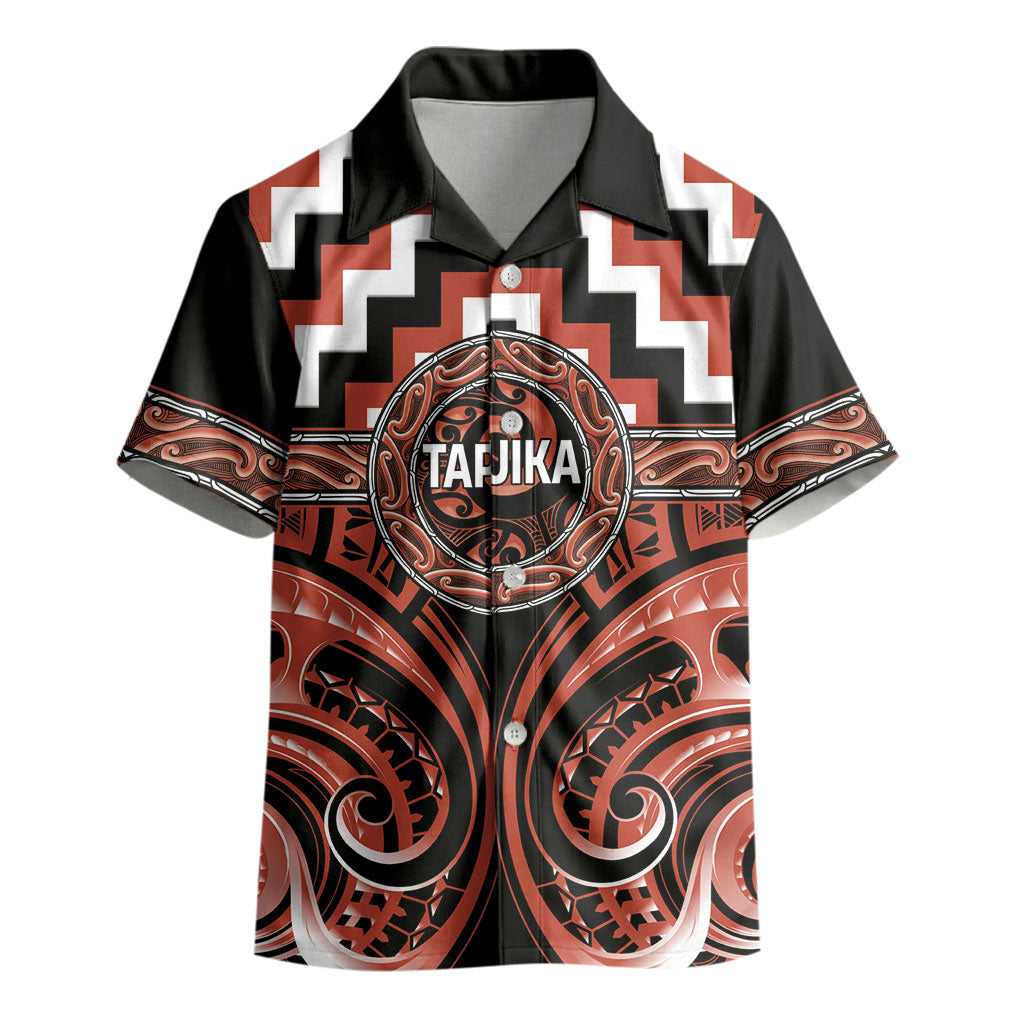 Aotearoa Tapuika Personalised Kid Hawaiian Shirt Maori Iwi Poutama Puhoro Tattoo