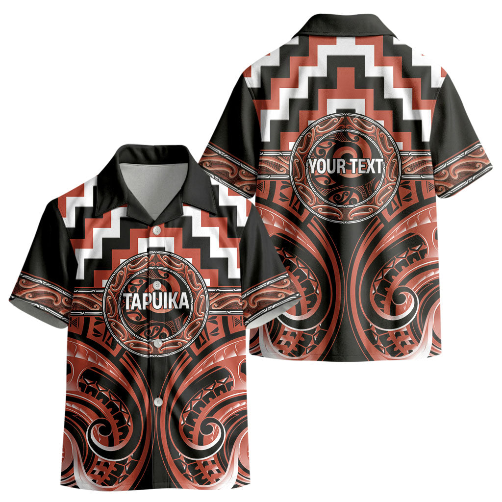 Aotearoa Tapuika Personalised Kid Hawaiian Shirt Maori Iwi Poutama Puhoro Tattoo