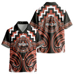 Aotearoa Tapuika Personalised Kid Hawaiian Shirt Maori Iwi Poutama Puhoro Tattoo