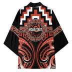 Aotearoa Tapuika Personalised Kimono Maori Iwi Poutama Puhoro Tattoo