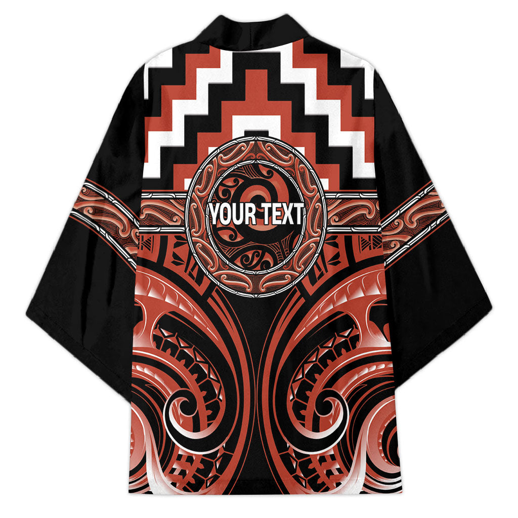 Aotearoa Tapuika Personalised Kimono Maori Iwi Poutama Puhoro Tattoo