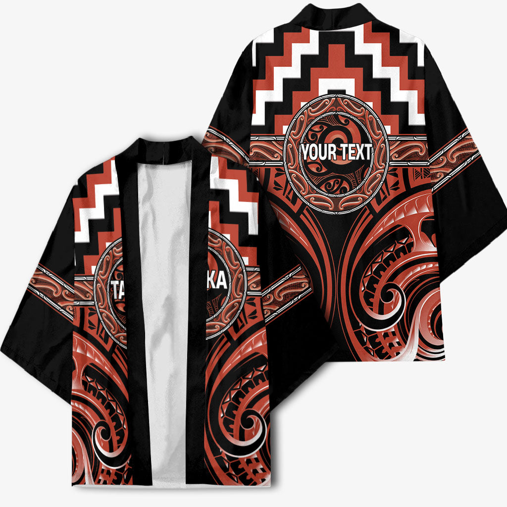 Aotearoa Tapuika Personalised Kimono Maori Iwi Poutama Puhoro Tattoo