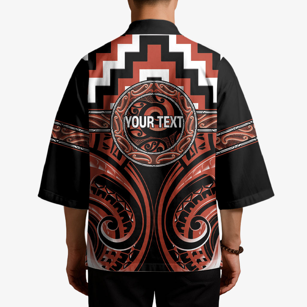 Aotearoa Tapuika Personalised Kimono Maori Iwi Poutama Puhoro Tattoo