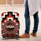 Aotearoa Tapuika Luggage Cover Maori Iwi Poutama Puhoro Tattoo