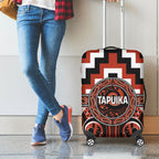 Aotearoa Tapuika Luggage Cover Maori Iwi Poutama Puhoro Tattoo