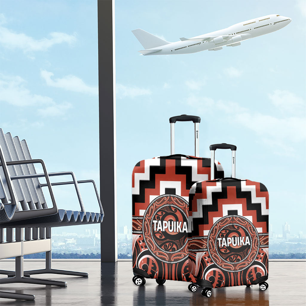 Aotearoa Tapuika Luggage Cover Maori Iwi Poutama Puhoro Tattoo