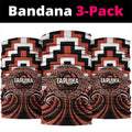 Aotearoa Tapuika Neck Gaiter Maori Iwi Poutama Puhoro Tattoo