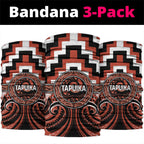 Aotearoa Tapuika Neck Gaiter Maori Iwi Poutama Puhoro Tattoo