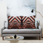 Aotearoa Tapuika Pillow Cover Maori Iwi Poutama Puhoro Tattoo