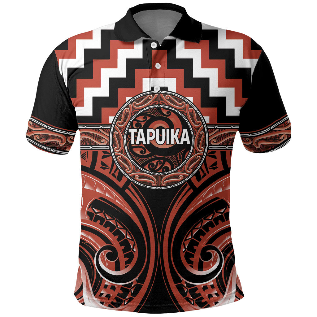 Aotearoa Tapuika Personalised Polo Shirt Maori Iwi Poutama Puhoro Tattoo