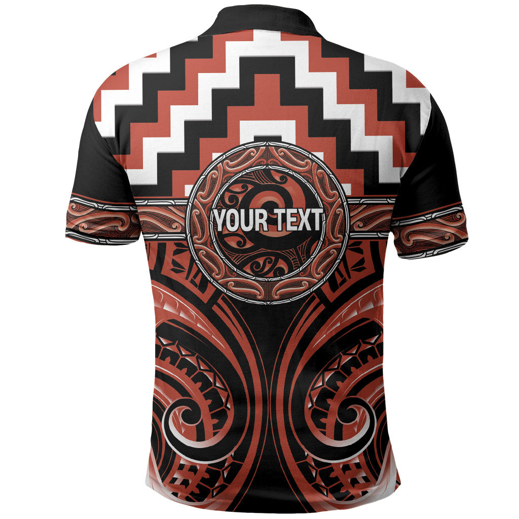 Aotearoa Tapuika Personalised Polo Shirt Maori Iwi Poutama Puhoro Tattoo