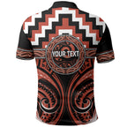 Aotearoa Tapuika Personalised Polo Shirt Maori Iwi Poutama Puhoro Tattoo