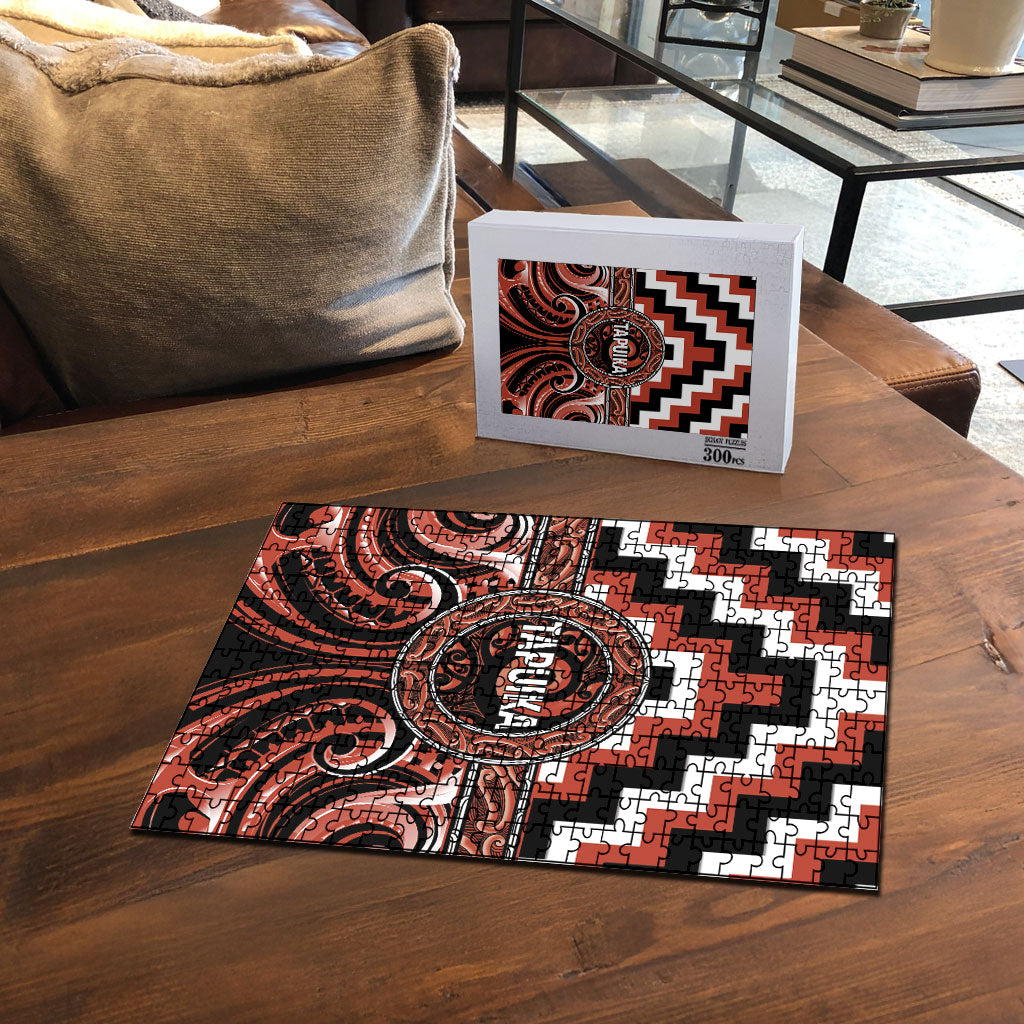 Aotearoa Tapuika Puzzle Maori Iwi Poutama Puhoro Tattoo