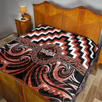 Aotearoa Tapuika Quilt Maori Iwi Poutama Puhoro Tattoo